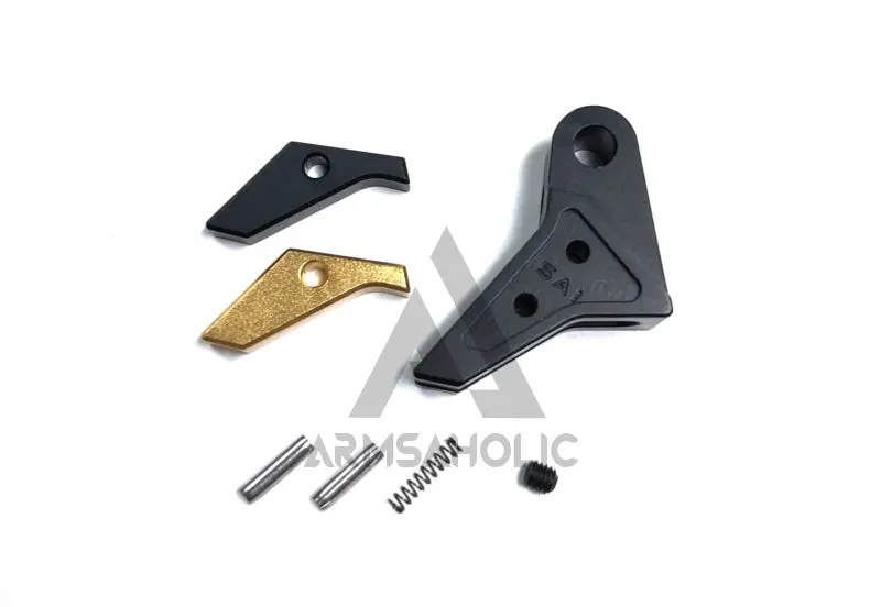Bomber Airsoft S-Type Cnc Aluminum Adjustable Trigger For Marui/Vfc G-Series - Black 1