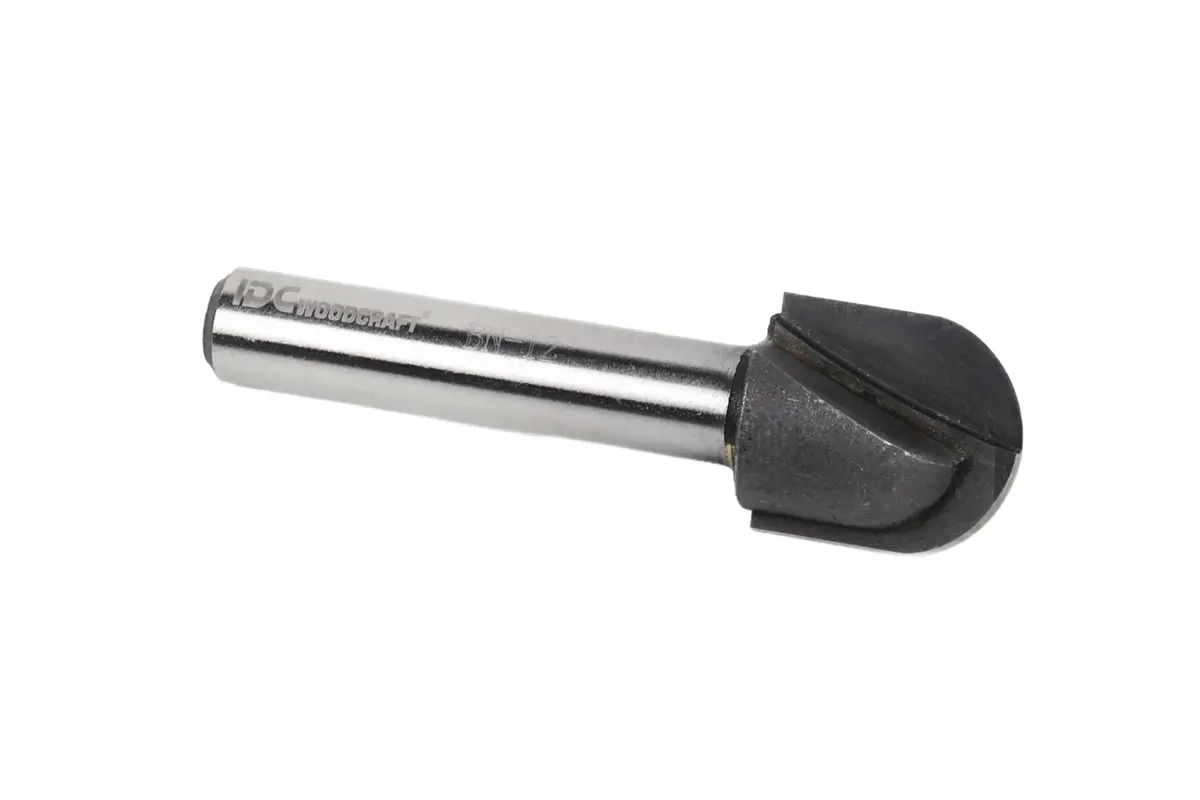 1/2" Ball Nose Cnc Router Bit, Cutting Board Juice Groove Bit 1/4" Shank 1