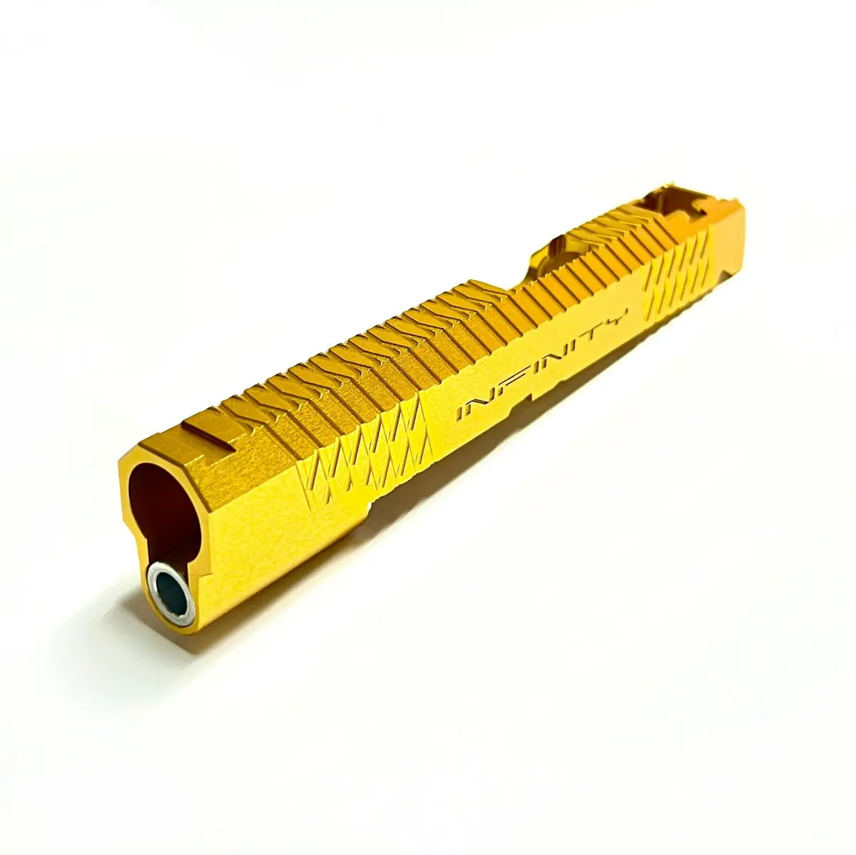 Bomber Cnc Aluminum ( Cross Style ) Slide For Marui Hi-Capa / 1911 Gbb - Gold 1