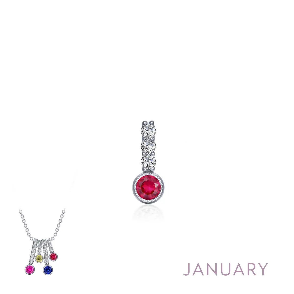 Birthstone Love Pendant | Small 1