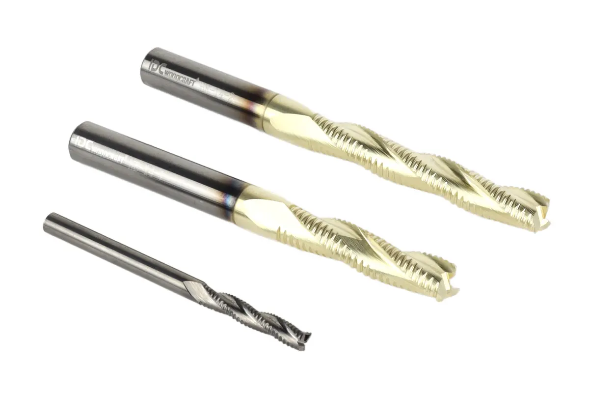 Beast-Badger-Hog Full Set, 3 High-Speed Roughing Cnc Router Bits, 1/8 & 1/4 Shank 1