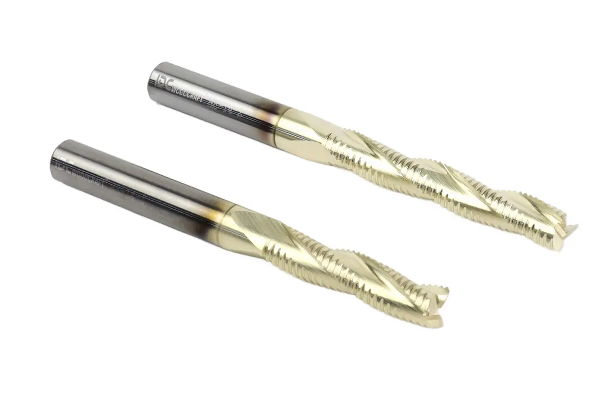 Beast-Hog Combo 1/4 Roughing Cnc Router Bit Set,  1/4 Shank 1