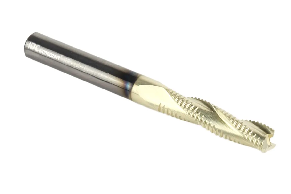 The "Beast" 1/4 Hyper-Speed Roughing Cnc Router Bit, 1/4 Shank 1