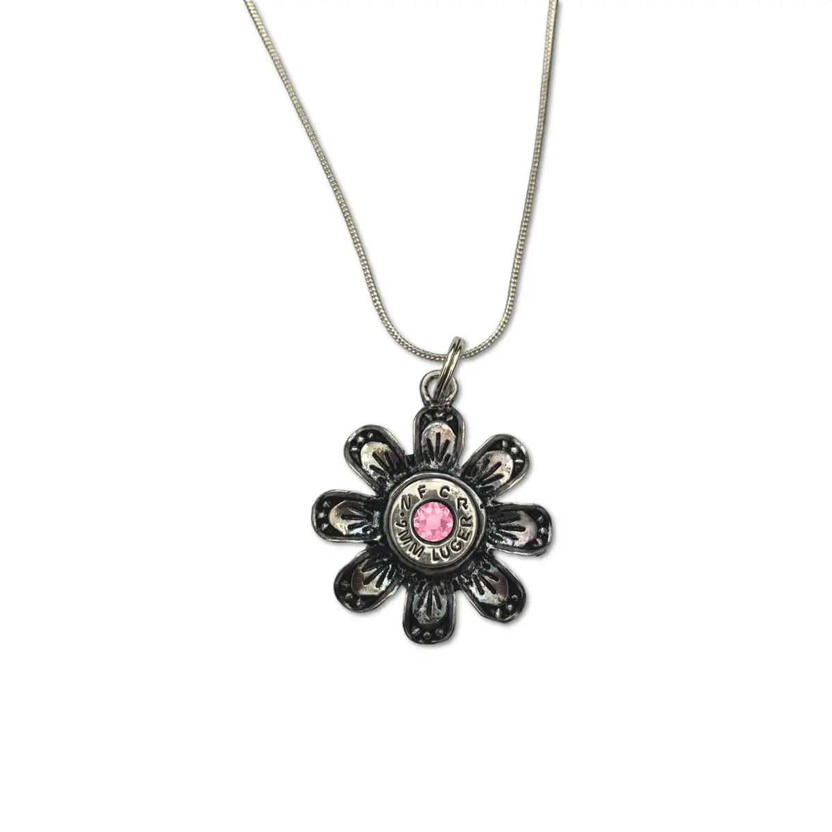 Bullet Blossom Pendant Necklace