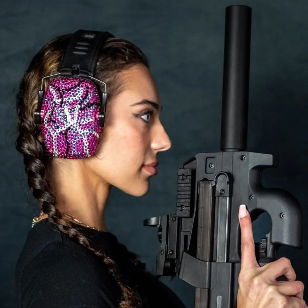 Crystal Sparkle Earmuffs And Glasses 1