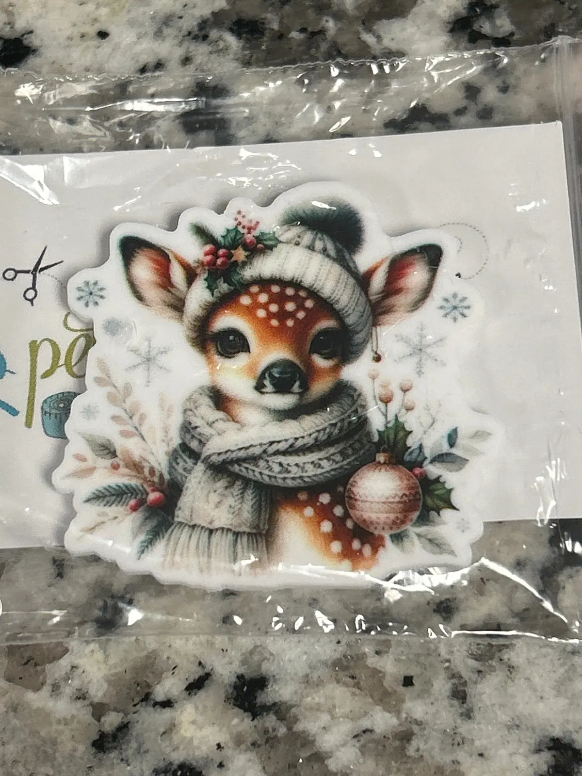 Winter Reindeer Needleminder 1