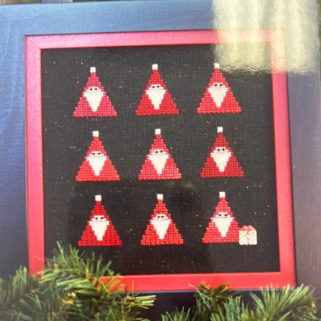 Watercolour Santas 1