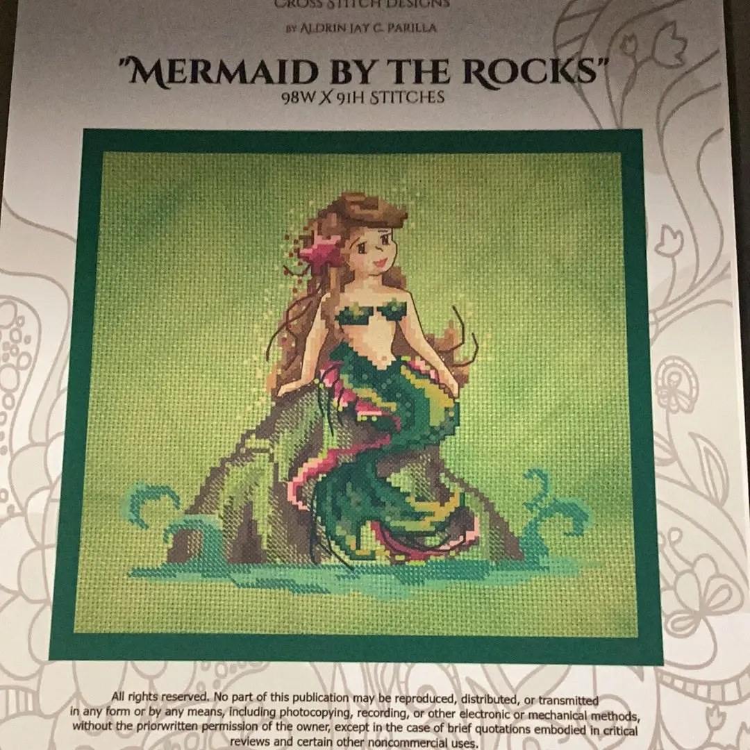 Mermaid  By The Rocks 1