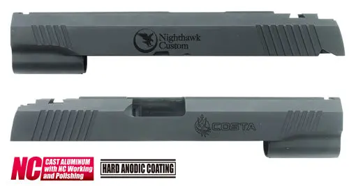 Guarder Aluminum Slide For Marui Hi-Capa 5.1 (Nighthawk/Black) #Capa-21(N)Bk 1