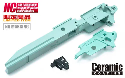 Guarder Aluminum Frame For Marui Hi-Capa 5.1 (Gd Type/No Marking/Robin Egg Blue) #Capa-62(Reb) 1