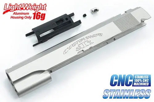 Guarder Stainless Cnc Slide For Marui Hi-Capa 5.1 (Sti Custom/Silver)
#Capa-65(C)Sv *Ns 1