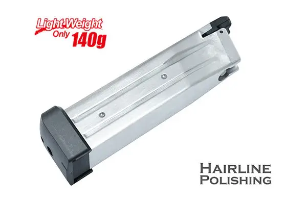 Guarder Light Weight Aluminum Magazine For Tokyo Marui Hi-Capa 5.1 (Silver) #Capa-68(Sv) 1