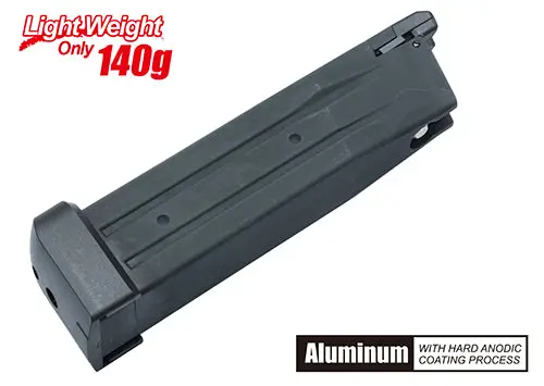 Guarder Light Weight Aluminum Magazine For Tokyo Marui Hi-Capa 5.1 (Black) #Capa-68(Bk) 1