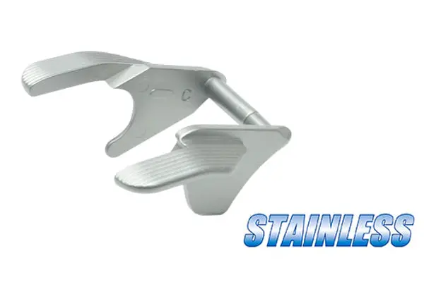 Guarder Stainless Ambi Thumb Safety For Marui Hi-Capa 5.1/4.3 (Standard/Silver) #Capa-74(Sv) 1