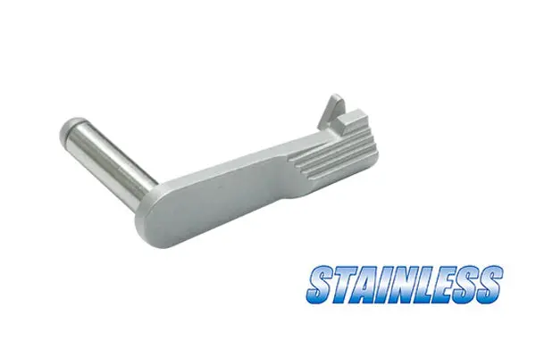 Guarder Stainless Slide Stop For Marui Hi-Capa 5.1/4.3 (Silver) #Capa-76(Sv) 1