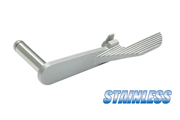 Guarder Stainless Slide Stop For Marui Hi-Capa 5.1 Gold Match (Silver) #Capa-77(Sv) 1