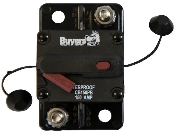 Cb150pb - 150 Amp Circuit Breaker With Manual Push-To-Trip Reset 1