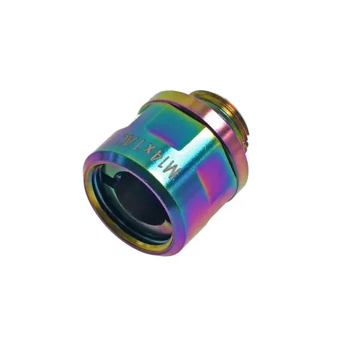 Cowcow A01 Stainless Steel Silencer Adapter (11Mm To 14Mm, Rainbow) #Cct-Tmhc-120 1