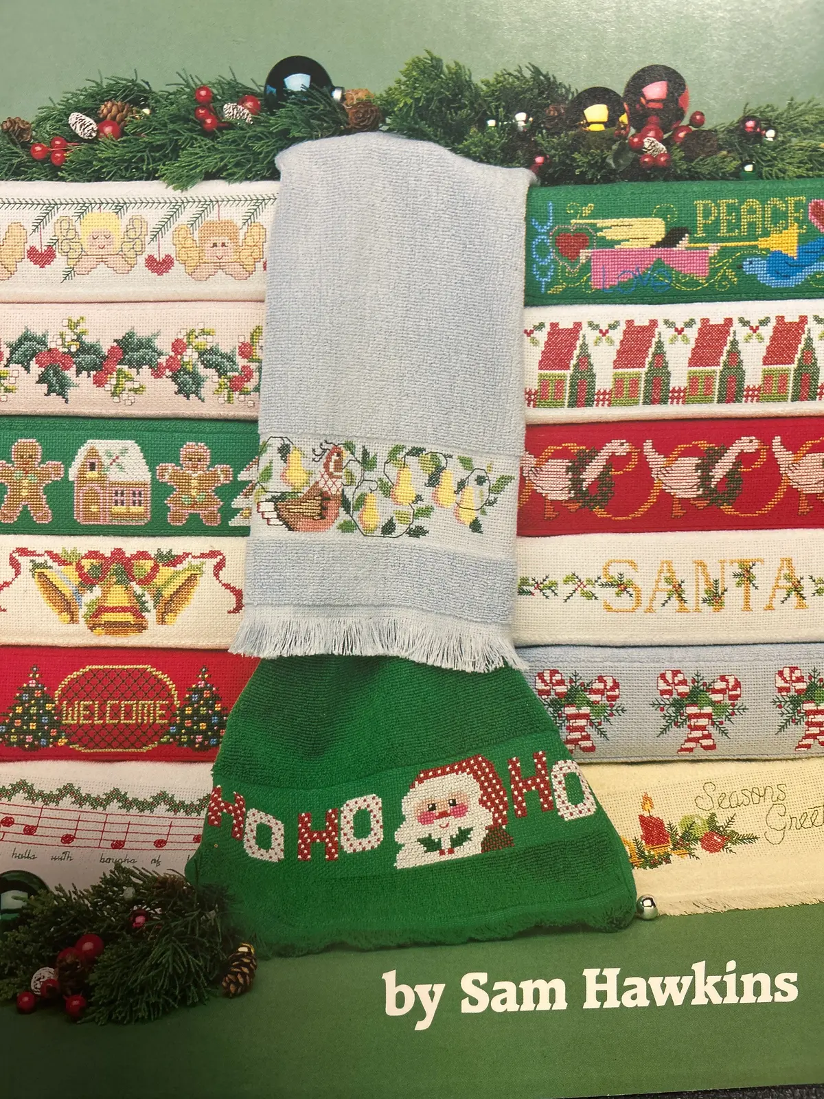 Christmas Cross Stitch Designs For Towels 1