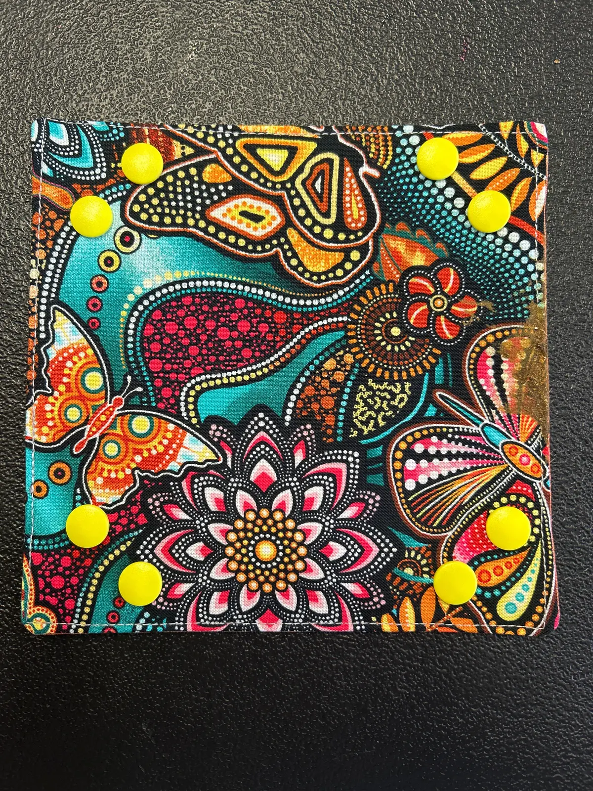 Vibrant Paisley Snap Tray 1