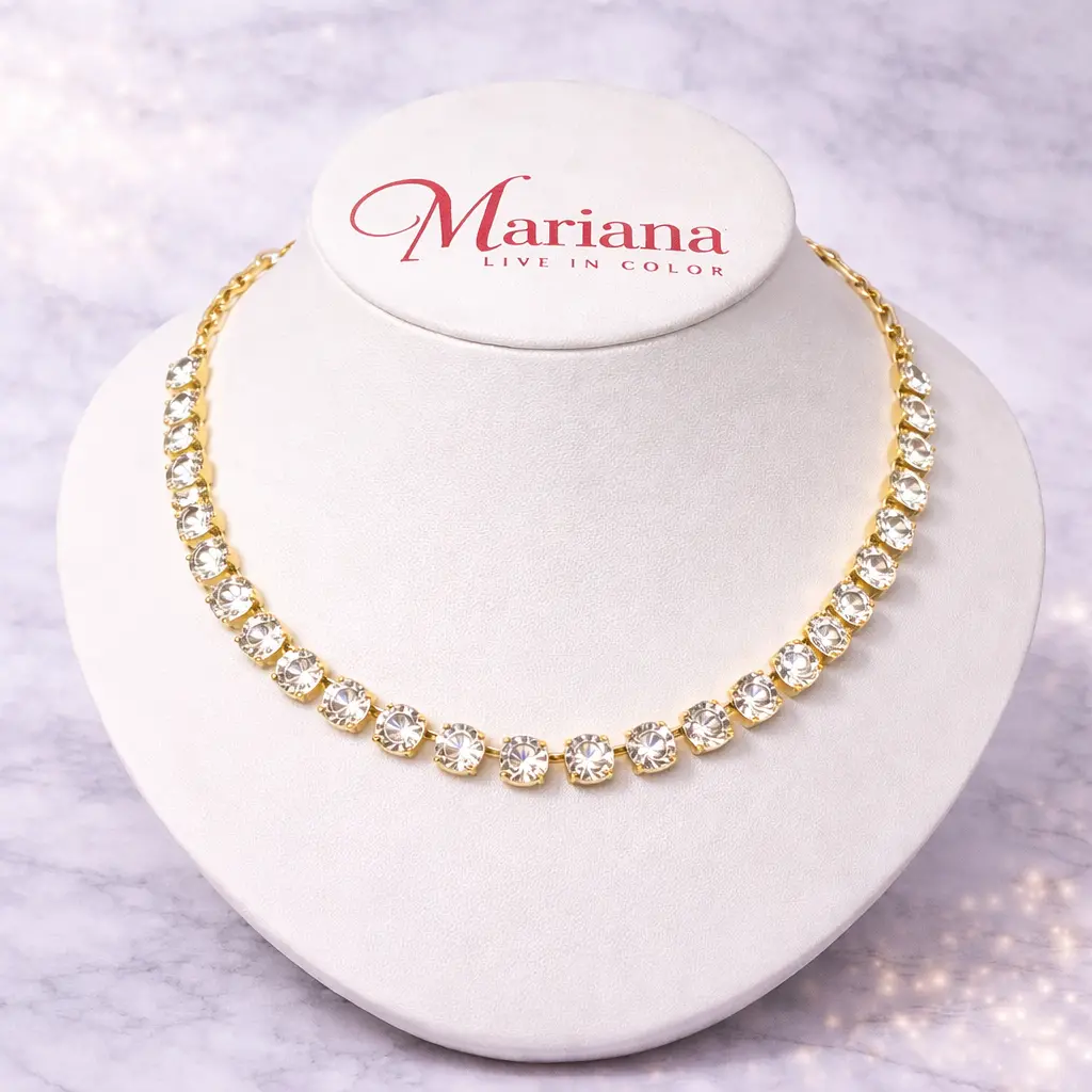 Mariana Necklace N-3252-001001-Yg Everyday Necklace In Clear Elegance 1