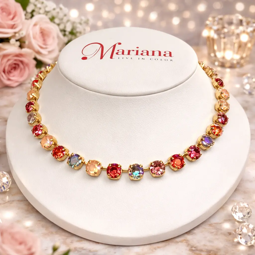 Mariana Necklace N-3252-262-3-Yg In Pinky Peach Dream 1