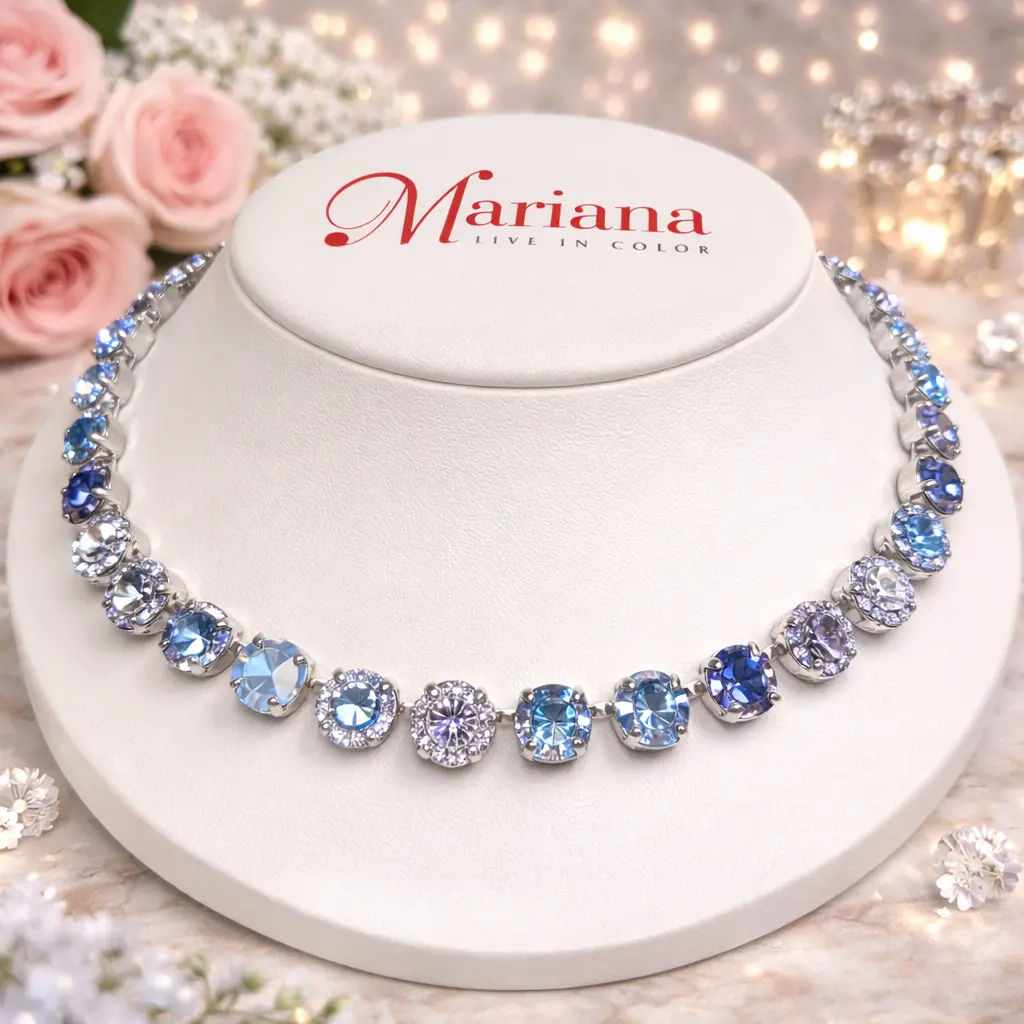 Mariana Necklace N-3479-1516-Ro In Purple & Blue Spring 1