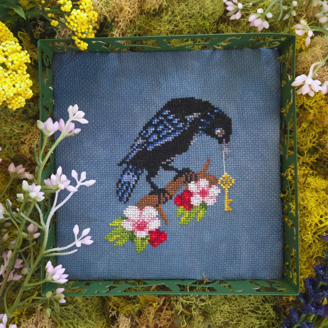 Crow In The Hawthorn 1