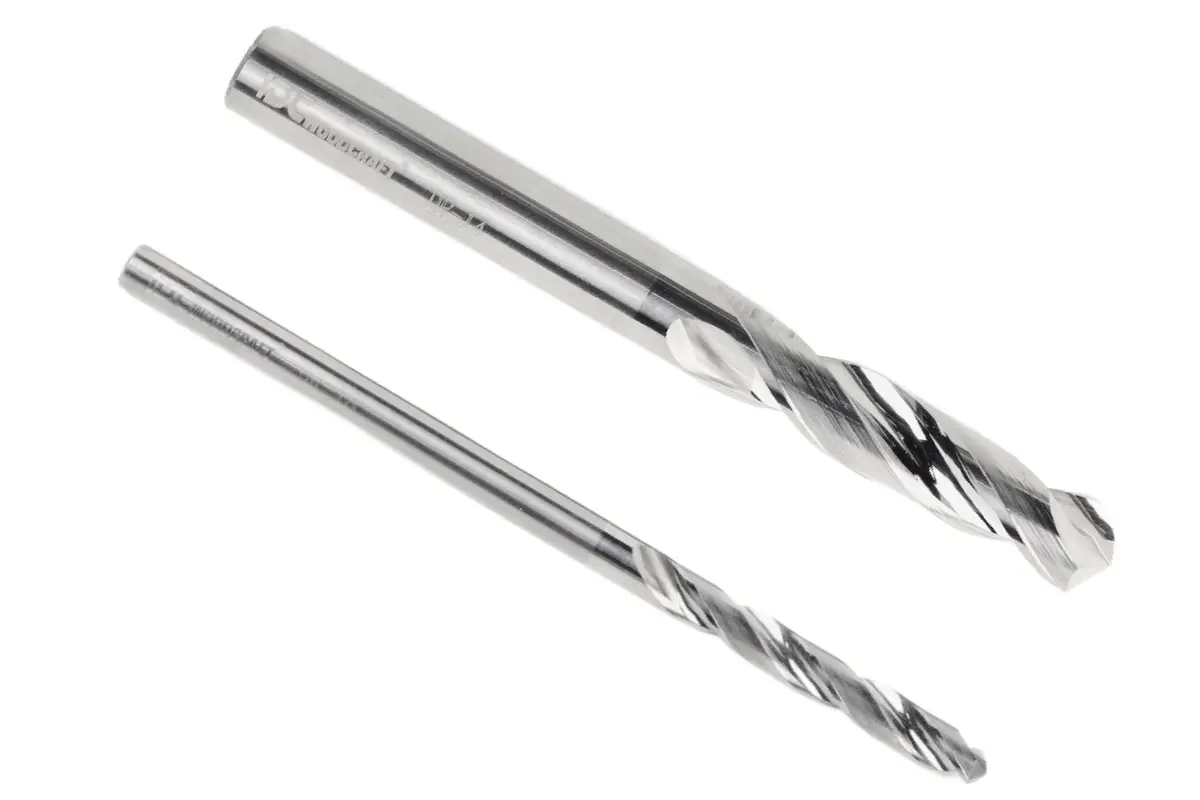 Extreme-Performance 1/8" & 1/4" Carbide Drill Bit Set For Cnc Routers For Cribbage Board Making And Other Cnc Projects 1