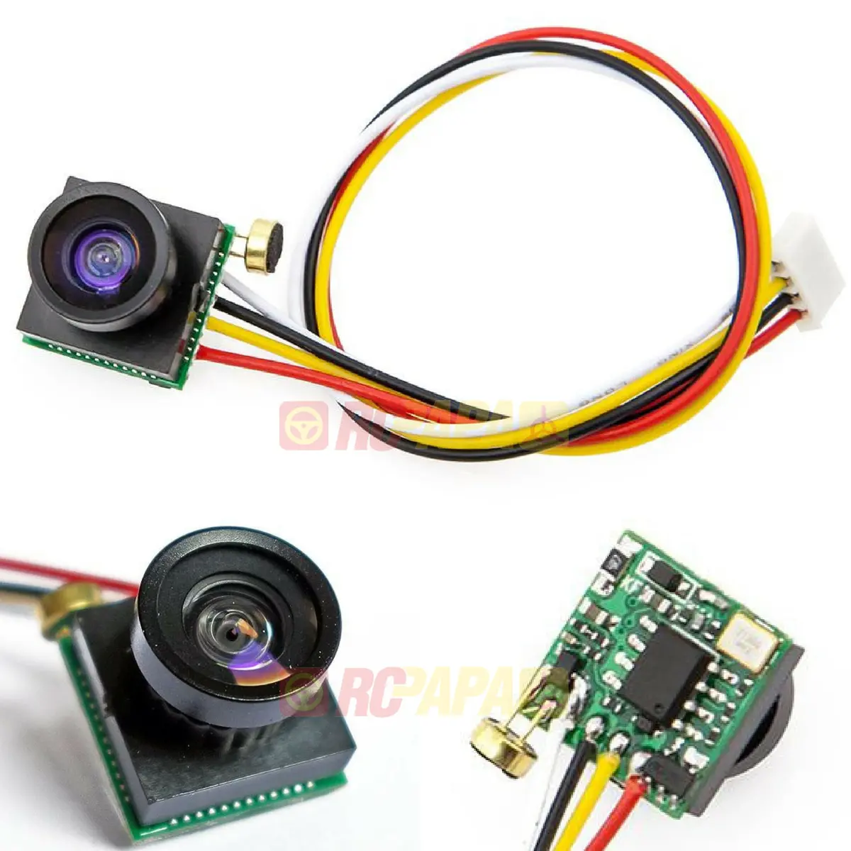 600Tvl 110 Degree Wide Angle Super Mini Fpv Camera With Mic (Cc1563) 1