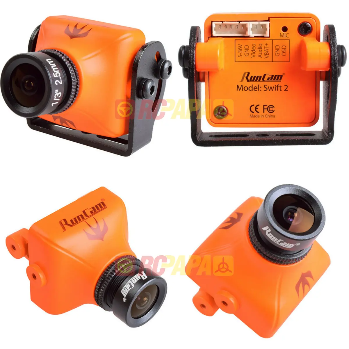 Runcam Swift 2 Mini Fpv Camera (Orange, Ir-Blocked) 1