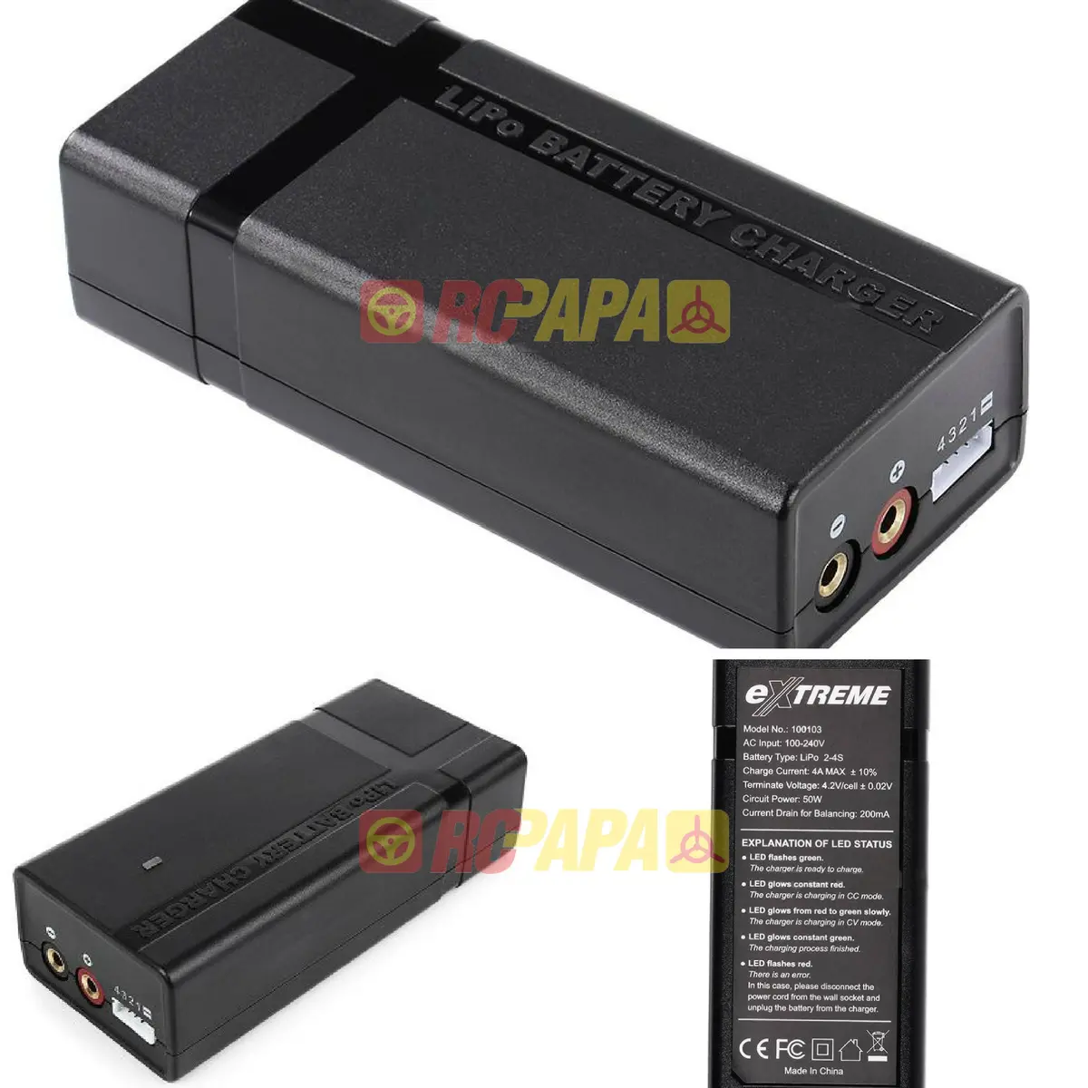 Extreme 2-4S Lipo Battery Balance Charger 1