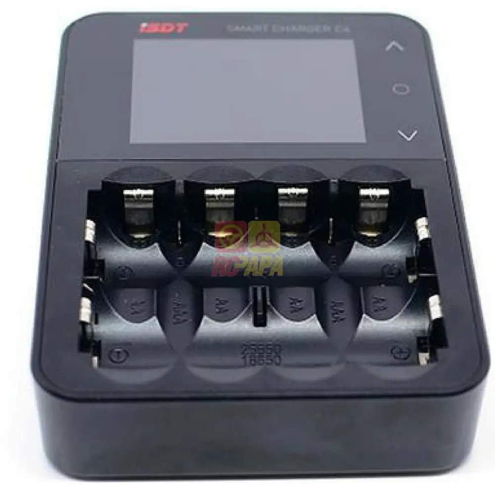 Isdt C4 Touch Screen Battery Charger (For 18650 26650 Aa Aaa Battery) 1