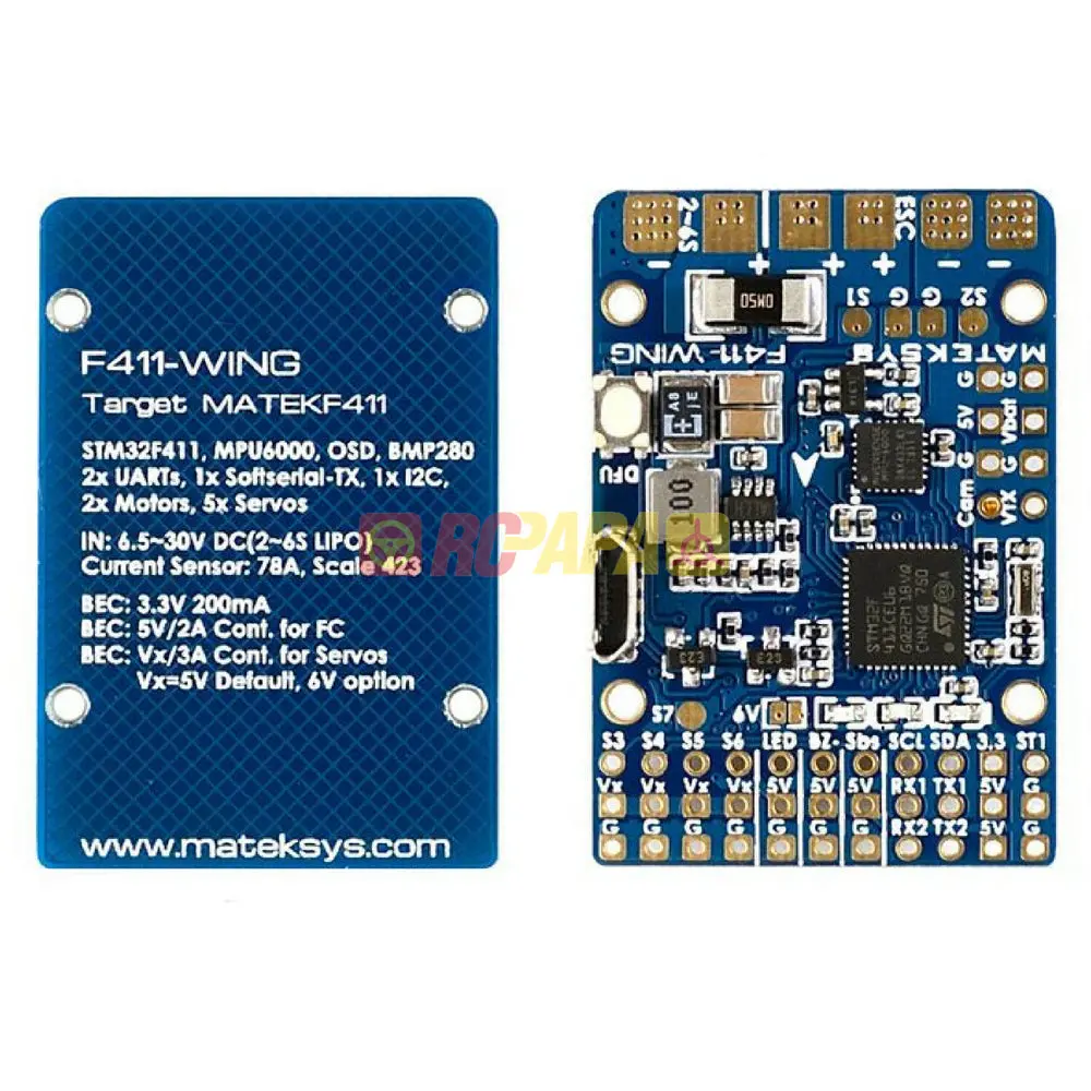 Matek Flight Controller F411-Wing 1