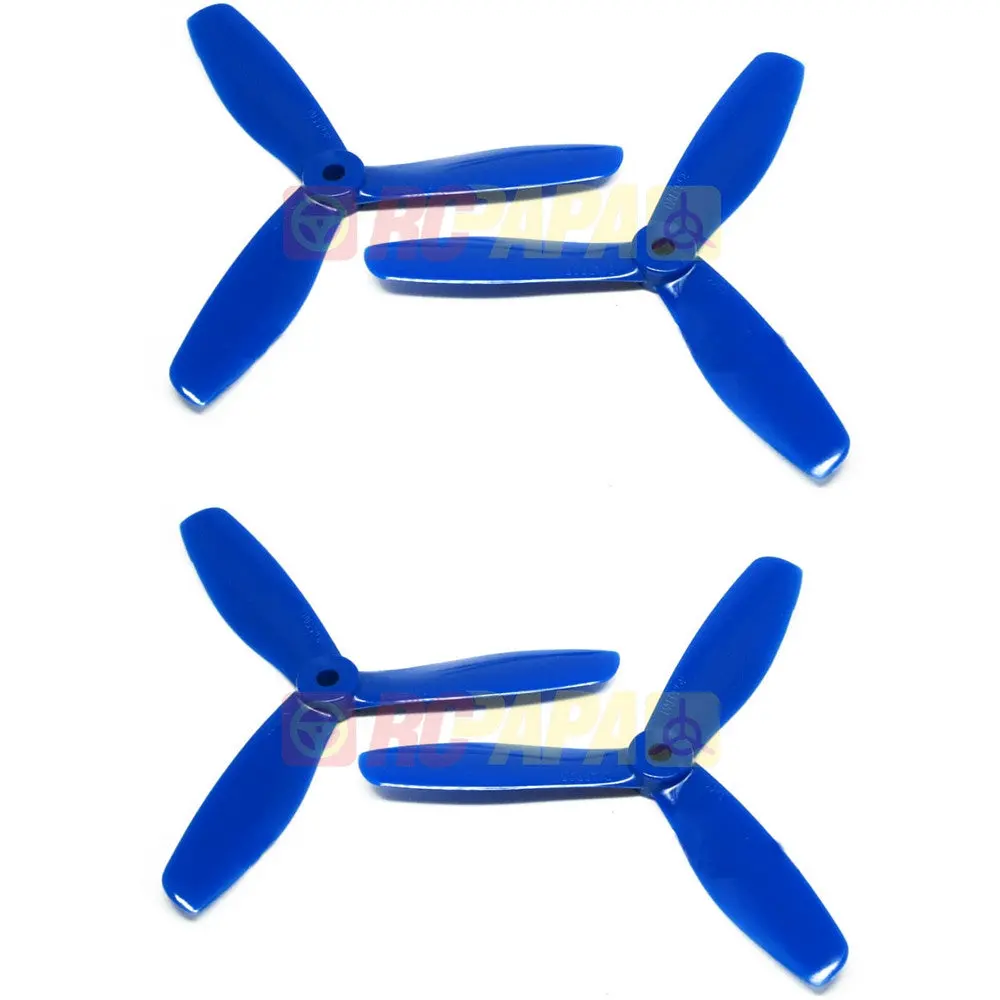 Dal 5" 5045 Tri-Blade V2 Propeller (Blue) 1