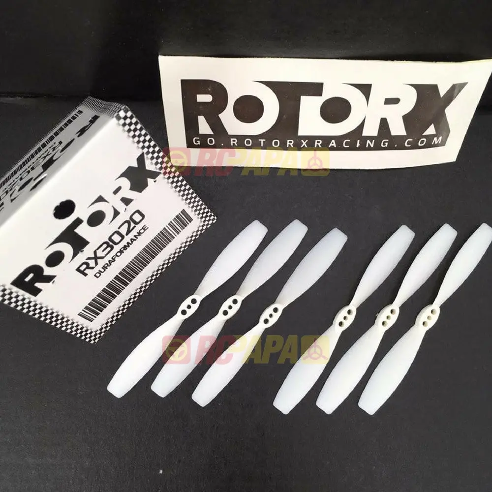 Rotorx Rx3020 T-Style Propellers For Kaiju & Atom Rx1104 Motor (White) 1