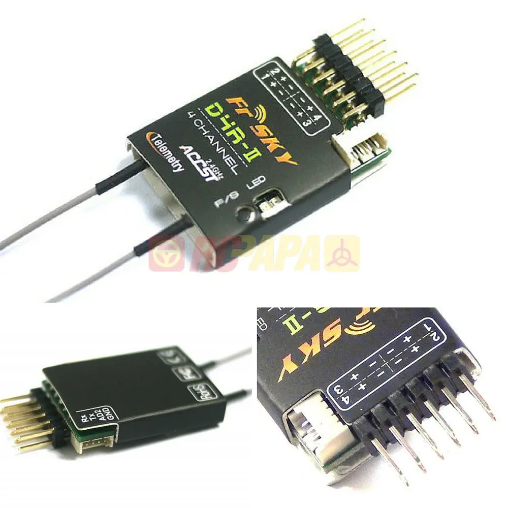 Frsky D4r-Ii 4/8Ch 2.4Ghz Accst Receiver (With Telemetry) 1