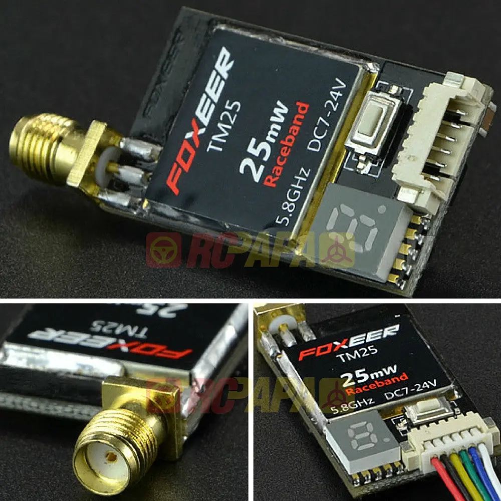 Foxeer 5.8Ghz 25Mw 40Ch Mini Vtx Video Transmitter With Raceband 1
