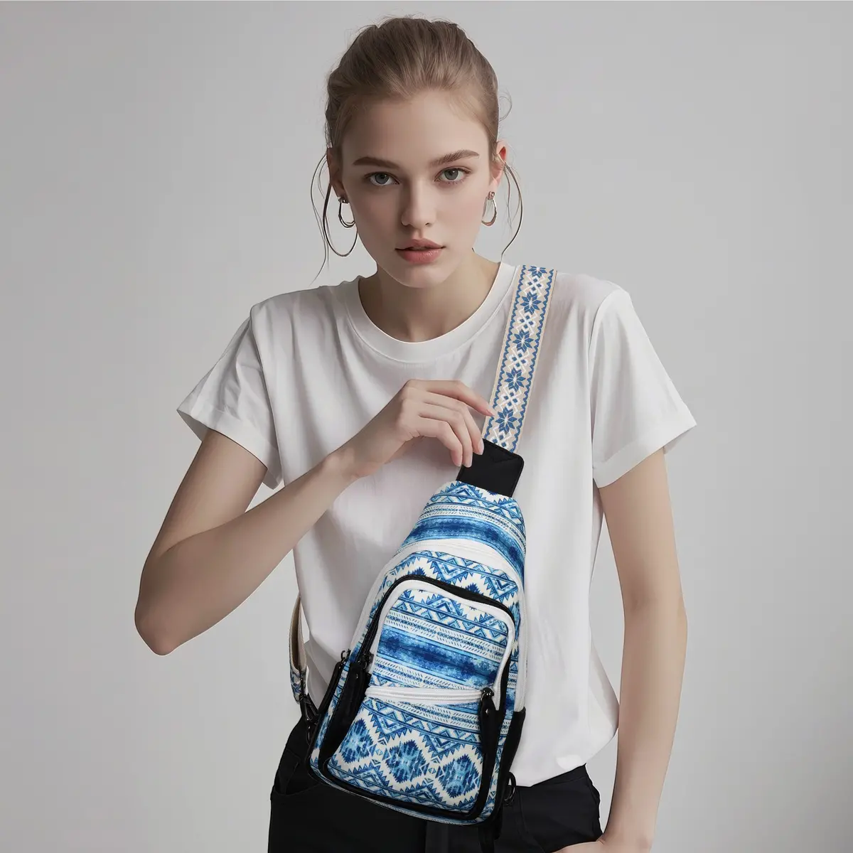 Aztec Canvas Sling Concealed-Carry Backpack 1