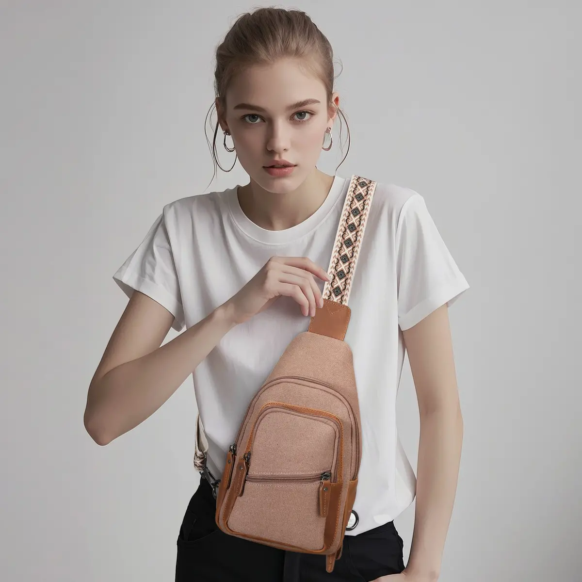 Indie Canvas Sling Concealed-Carry Backpack 1