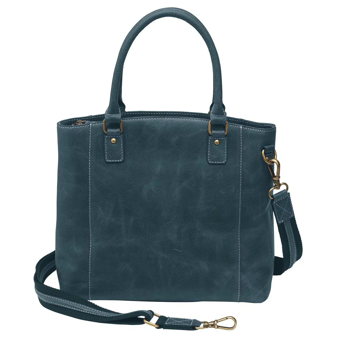 Distressed Buffalo Concealed-Carry Town Tote 1