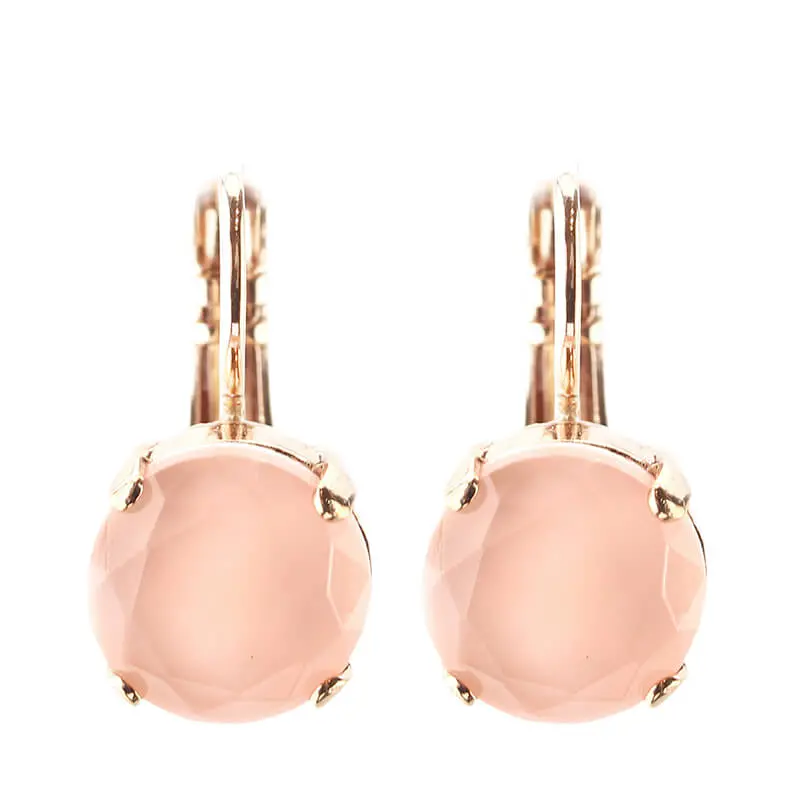 Mariana Earring E-1445-4R-Rg6 Single Stone Drop Earrings In Just Peachy 1