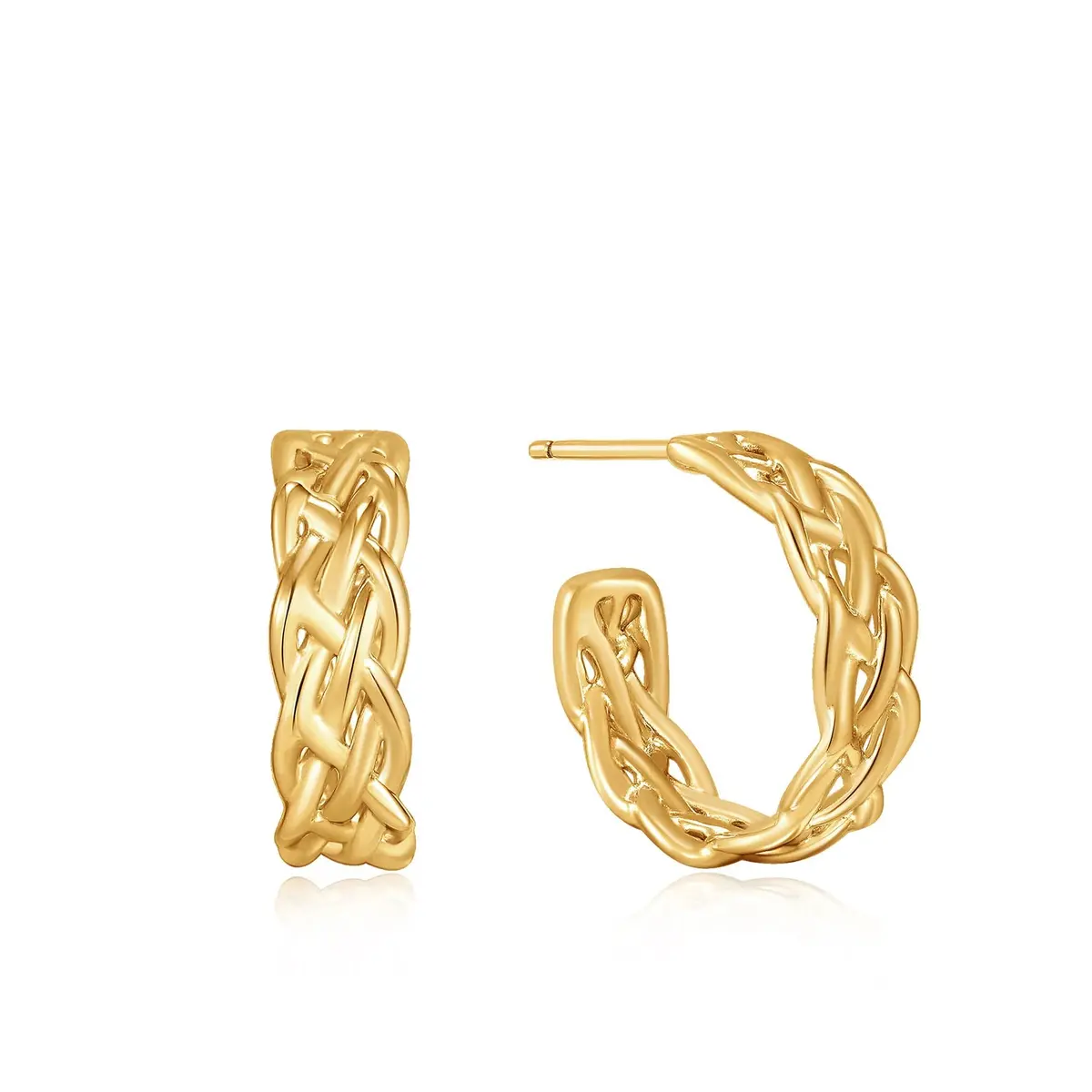 Rope Chunky Hoop Earrings 1
