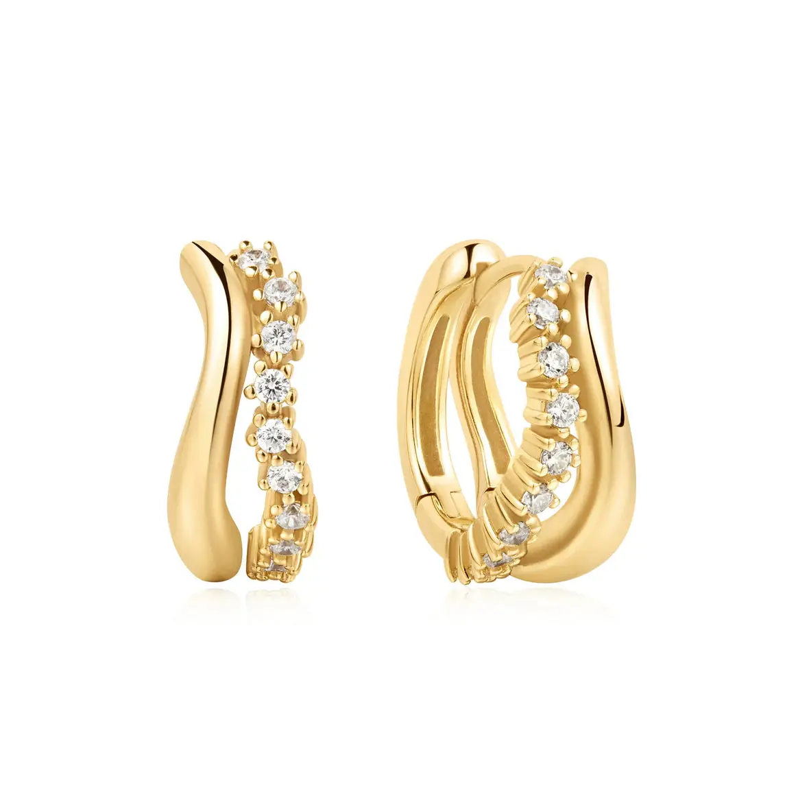 Gold Sparkle Double Huggies 1