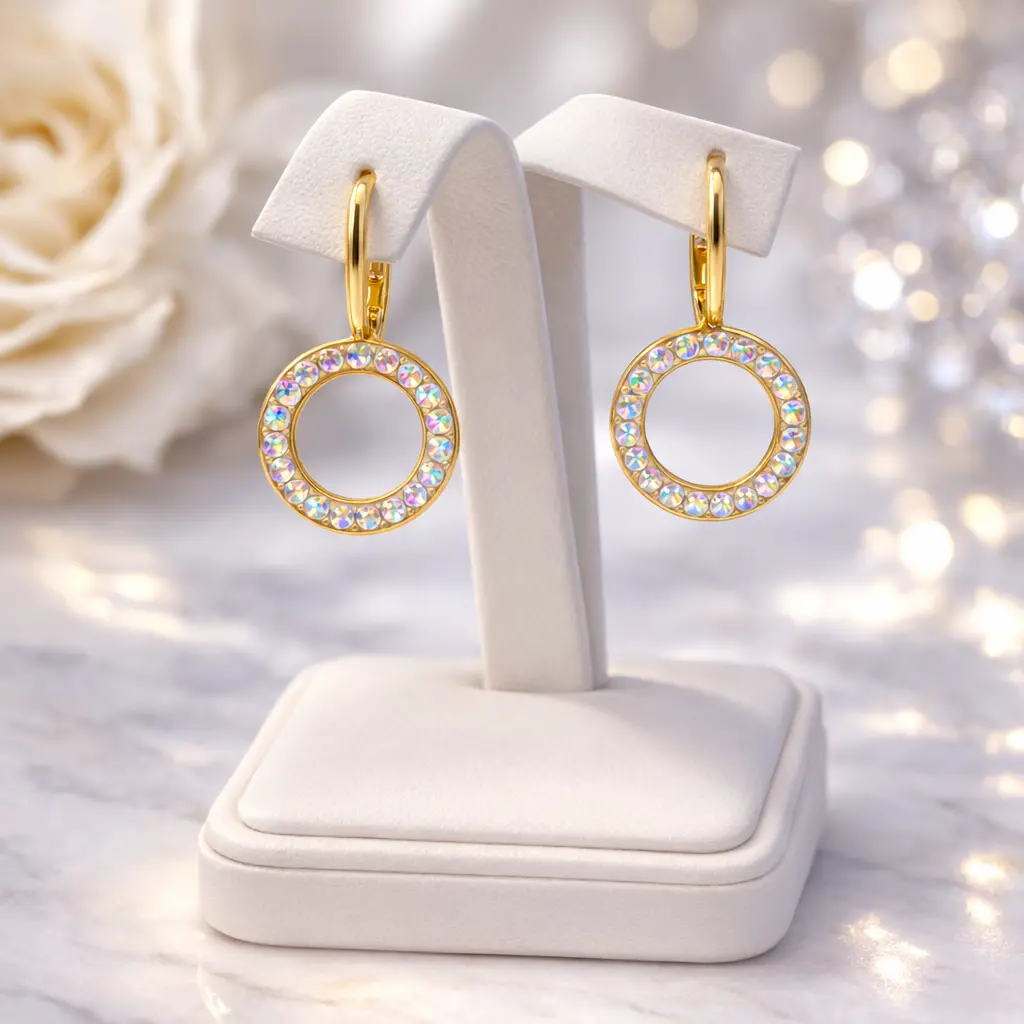 Mariana Earrings E-1427-001Ab-Yg6 Full Circle In Ab Dream 1