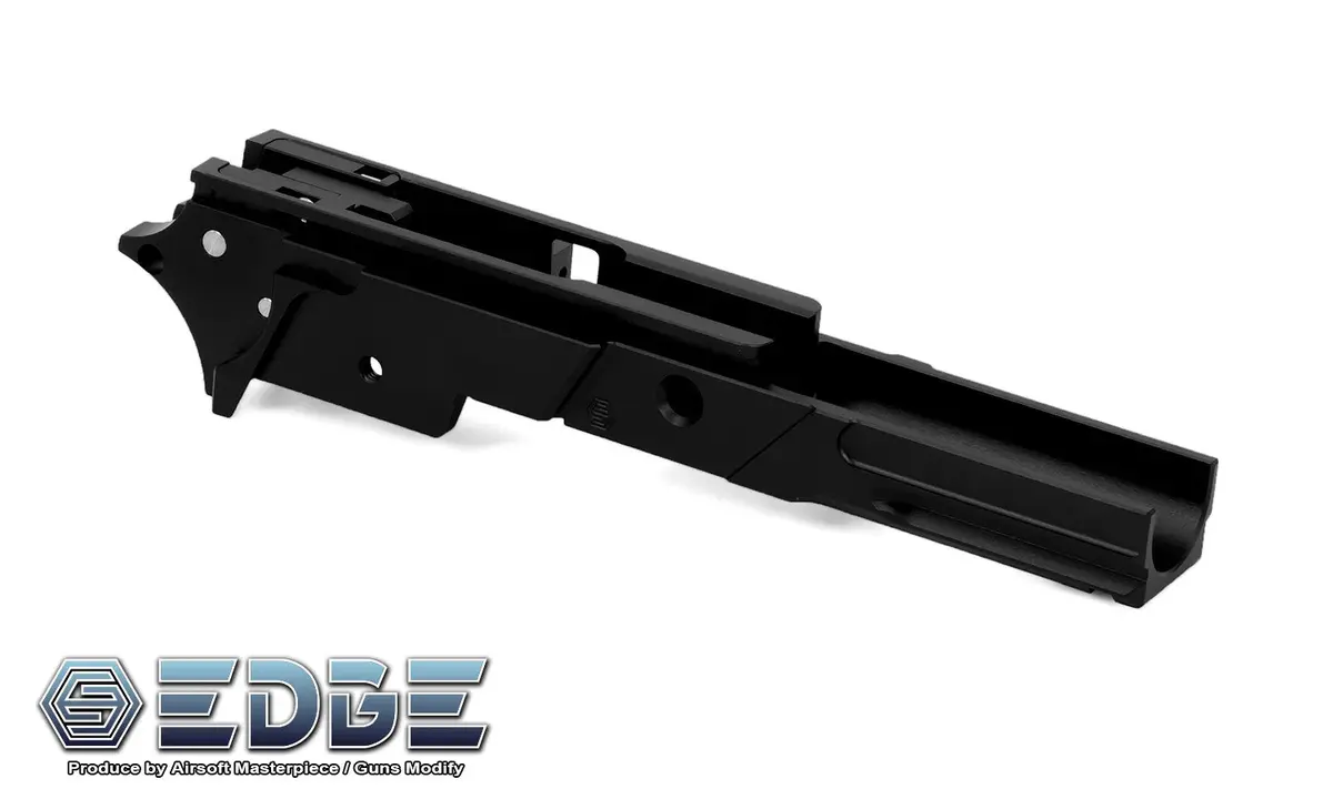 Edge Custom "Strat" 3.9 Inch Aluminium Frame For Hi-Capa - Black #Edge-Af001-39-Bk 1