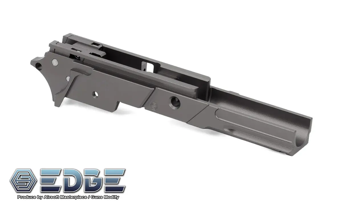 Edge Custom "Strat" 3.9 Inch Aluminum Frame For Hi-Capa - Grey #Edge-Af001-39-Gy 1
