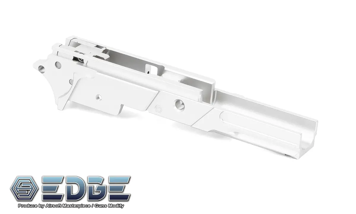 Edge Custom "Strat" 3.9 Inch Aluminum Frame For Hi-Capa - Silver #Edge-Af001-39-Sl 1