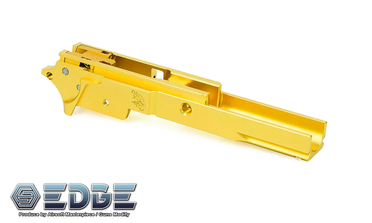 Edge "Limcat Battlecat" Aluminum Frame 3.9" For Hi-Capa - Gold #Edge-Af002-39-Gd 1