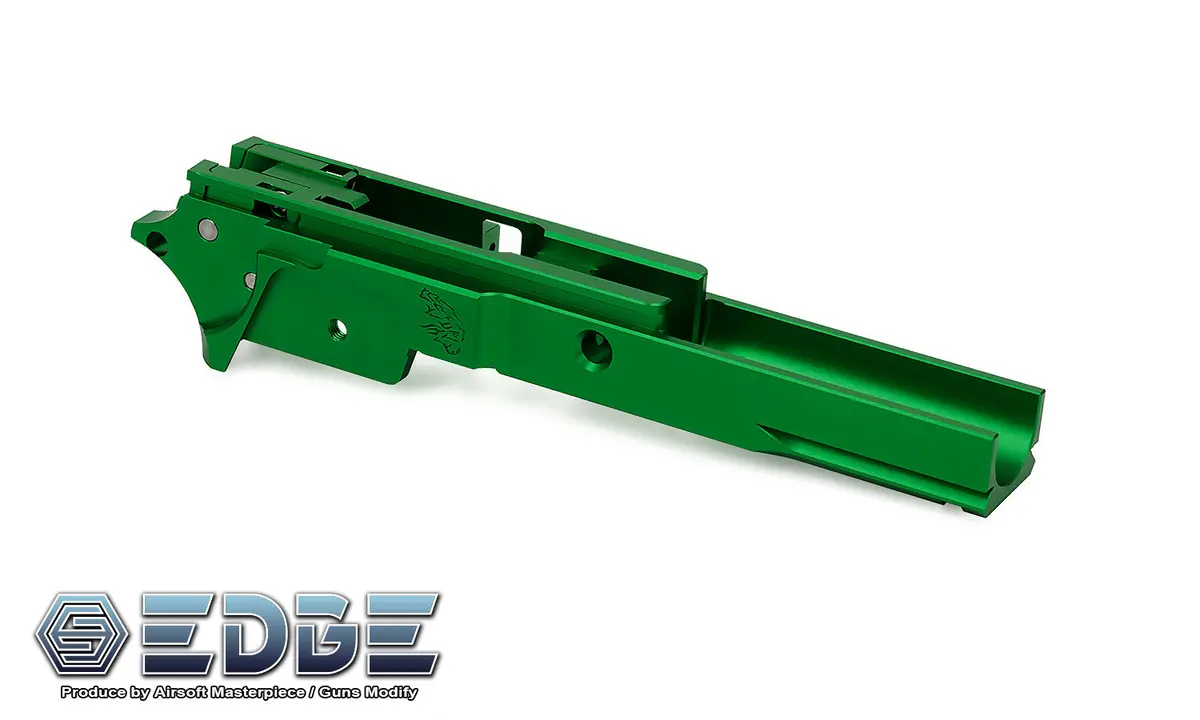 Edge "Limcat Battlecat" Aluminum Frame 3.9" For Hi-Capa - Green #Edge-Af002-39-Gn 1